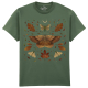 The Coloured House Erwachsenen T-Shirt "Autumn Mushrooms" Grün-2XL