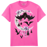 The Coloured House Erwachsenen T-Shirt "Bats Moon"