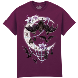 The Coloured House Erwachsenen T-Shirt "Bats Moon"