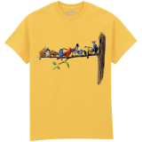 The Coloured House Erwachsenen T-Shirt "Birds"