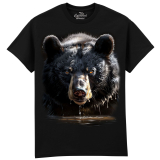 The Coloured House Erwachsenen T-Shirt "Black Bear...