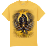 The Coloured House Erwachsenen T-Shirt "Black...