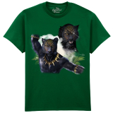 The Coloured House Erwachsenen T-Shirt "Black...