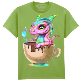 The Coloured House Erwachsenen T-Shirt "Cappuccino...