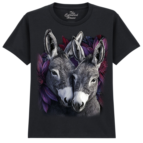 The Coloured House Kinder T-Shirt "Donkey Pair"