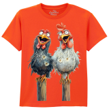 The Coloured House Kinder T-Shirt "Friendly Chickens"