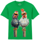 The Coloured House Kinder T-Shirt "Friendly Chickens"