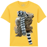 The Coloured House Kinder T-Shirt "Heads And Tails - Ring Tailed Lemur"