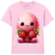 The Coloured House Kinder T-Shirt "Sitting Strawberry"