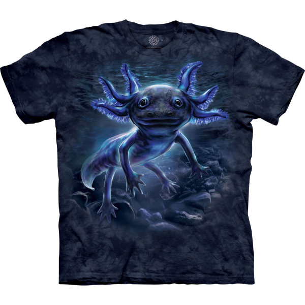 The Mountain Erwachsenen T-Shirt "Black Axolotl"