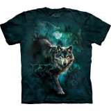 The Mountain Erwachsenen T-Shirt "Moon Wolves...