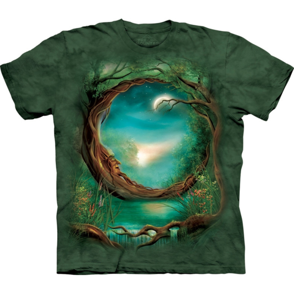 The Mountain Erwachsenen T-Shirt "Moon Tree"