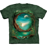 The Mountain Erwachsenen T-Shirt "Moon Tree"