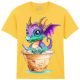 The Coloured House Kinder T-Shirt "Iced Coffee Dragon"