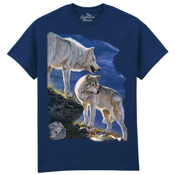 The Coloured House Erwachsenen T-Shirt "Tundra Wolf"