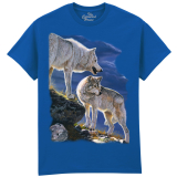 The Coloured House Erwachsenen T-Shirt "Tundra Wolf"