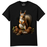 The Coloured House Erwachsenen T-Shirt "Squirrel...