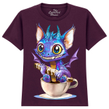 The Coloured House Kinder T-Shirt "Espresso Dragon"