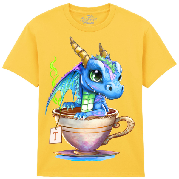 The Coloured House Kinder T-Shirt "Hot Tea Dragon"