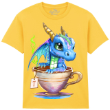 The Coloured House Kinder T-Shirt "Hot Tea Dragon"