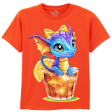 The Coloured House Kinder T-Shirt "Iced Tea Dragon"
