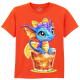 The Coloured House Kinder T-Shirt "Iced Tea Dragon"