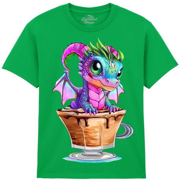 The Coloured House Kinder T-Shirt "Mocha Latte Dragon"
