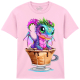 The Coloured House Kinder T-Shirt "Mocha Latte Dragon"