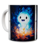 Kaffeetasse, Mug, Kaffebecher "Cute Ghost"