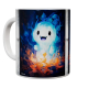 Kaffeetasse, Mug, Kaffebecher "Cute Ghost"