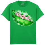 The Coloured House Erwachsenen T-Shirt "Peapod...