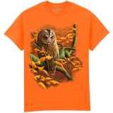 The Coloured House Erwachsenen T-Shirt "Autumn Tawny Owl"