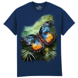 The Coloured House Erwachsenen T-Shirt "Shining Butterfly"