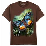 The Coloured House Erwachsenen T-Shirt "Shining Butterfly"
