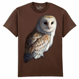 The Coloured House Erwachsenen T-Shirt "Barn Owl"