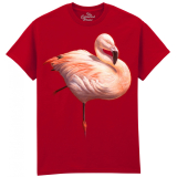 The Coloured House Erwachsenen T-Shirt "Flame Flamingo"