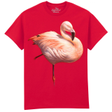 The Coloured House Erwachsenen T-Shirt "Flame Flamingo"