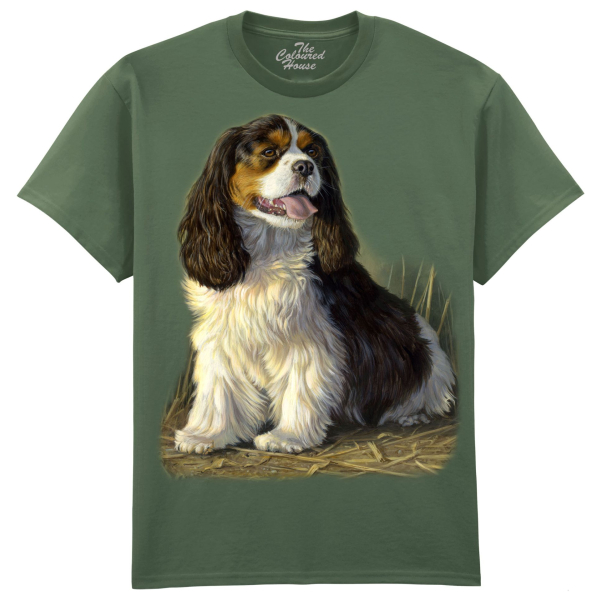 The Coloured House Erwachsenen T-Shirt "Cavalier King Charles"