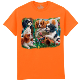 The Coloured House Erwachsenen T-Shirt "Puppies In...