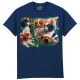 The Coloured House Erwachsenen T-Shirt "Puppies In The Garden"