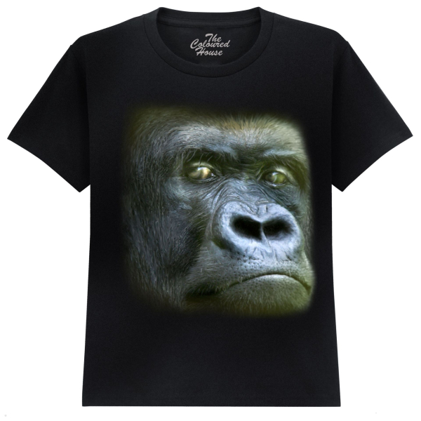 The Coloured House Kinder T-Shirt "Wild Eyes - Silverback"