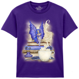 The Coloured House Kinder T-Shirt "Blue Bookworm"