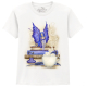 The Coloured House Kinder T-Shirt "Blue Bookworm"