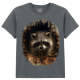 The Coloured House Kinder T-Shirt "Through The Woodland Window - Racoon"