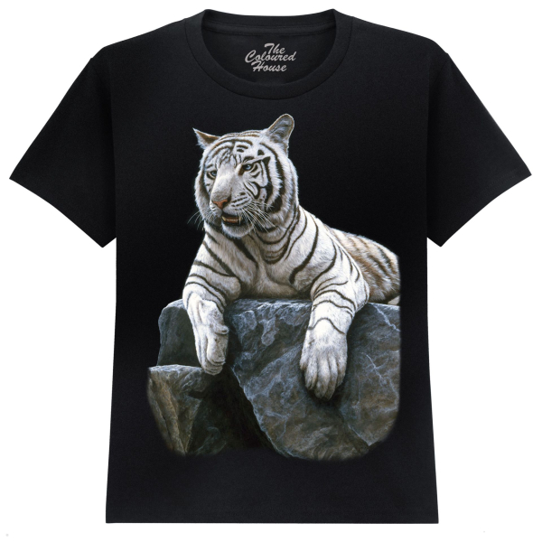 The Coloured House Kinder T-Shirt "White Knight - Tiger"