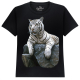 The Coloured House Kinder T-Shirt "White Knight - Tiger"