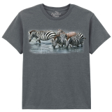 The Coloured House Kinder T-Shirt "Zebra Water Hole"