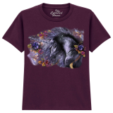 The Coloured House Kinder T-Shirt "Blue Rose -...