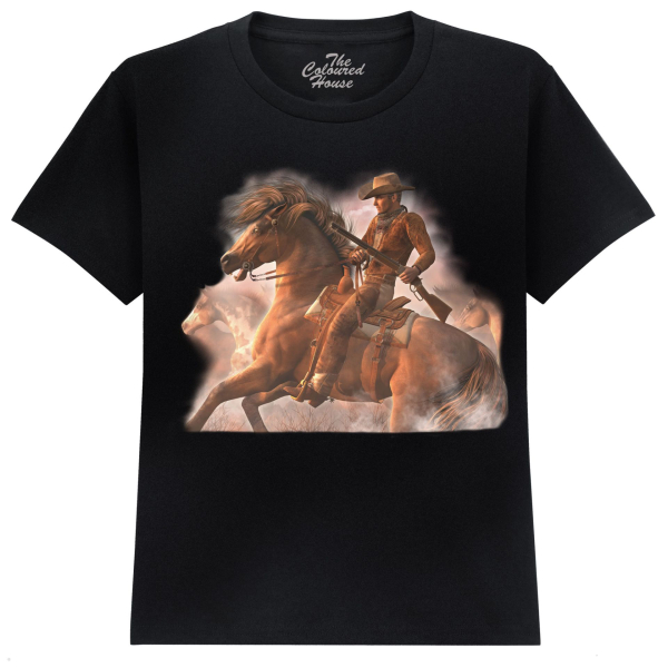 The Coloured House Kinder T-Shirt "The Range Rider"
