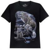 The Coloured House Kinder T-Shirt "Snow Leopards Family"